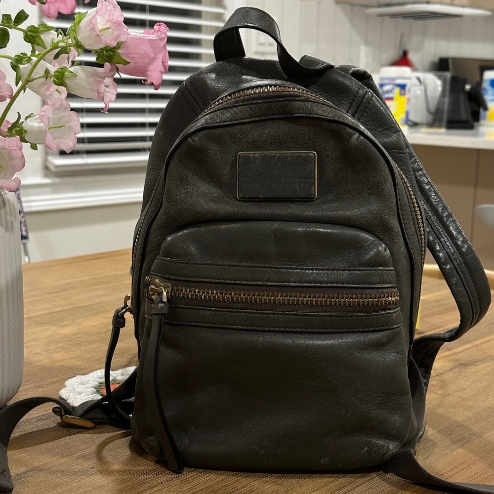 Marc Jacobs vintage looking leather backpack
